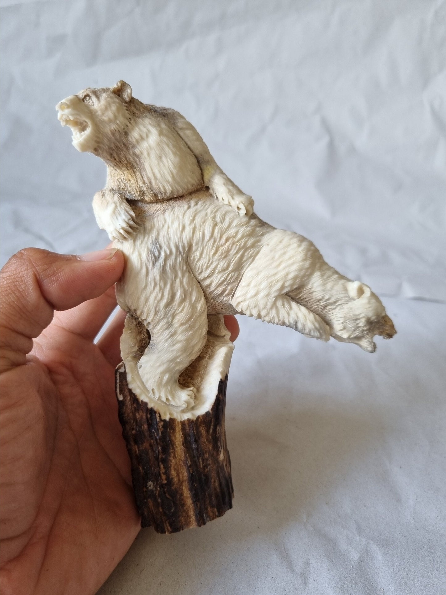 Deer cane handle bear walking stick big