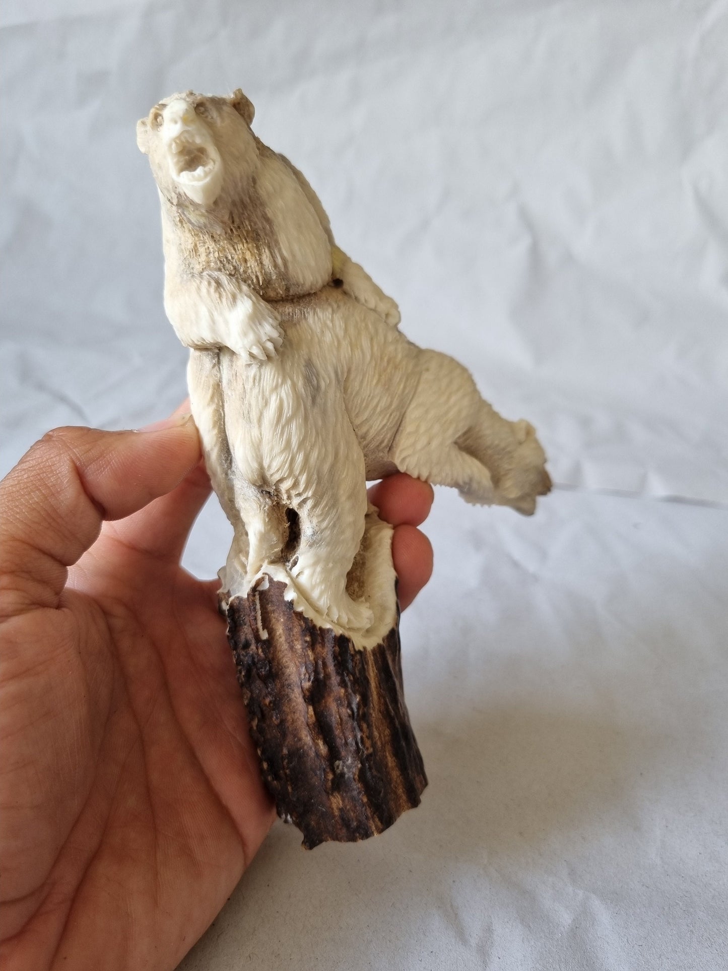 Deer cane handle bear walking stick big