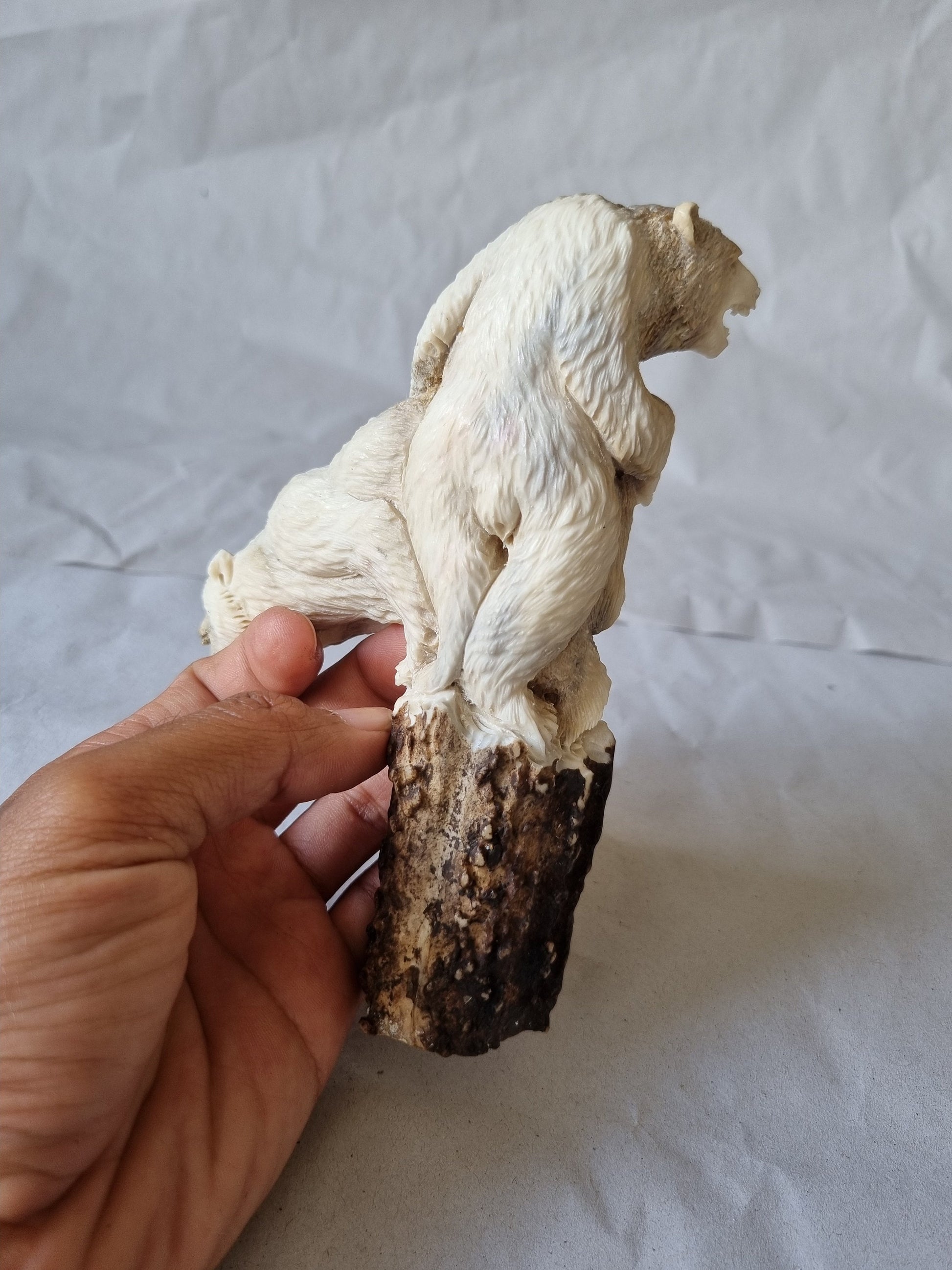 Deer cane handle bear walking stick big